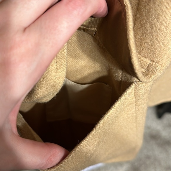 Stanley Blacker Wool Blend* Overcoat in Camel Size 36 - Picture 4 of 8